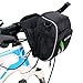 Antcher 3.8L Bicycle Handlebar Bag Bike Head Bag Mountain Road Bike Pouch Saddle Bag PVC Tube Bag Front Top Frame Pouch for Bike, Mountain, Outdoor Sportsthumb 1