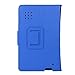 KuRoKo Slim Classic Flip PU Leather Folio Case for RCA Voyager II 7 / RCA Voyager 7 (2016, 2017) / RCA 7 Voyager Pro Tablet (Blue)