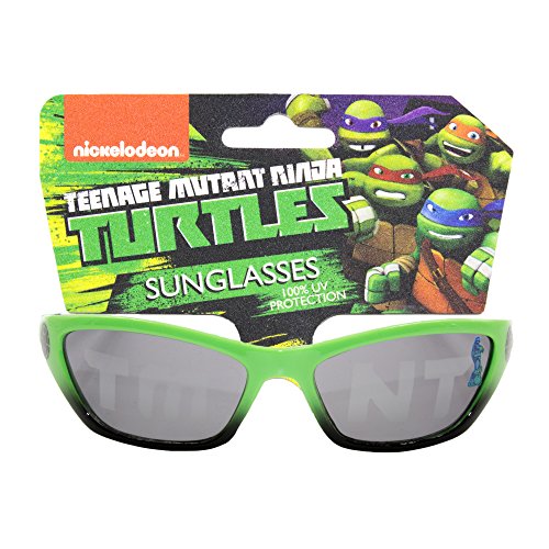Nickelodeon Teenage Mutant Ninja Turtles Kids Children Boys Sunglasses with 100% UV Protection Green and Black