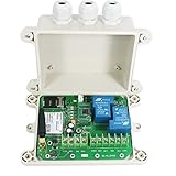 KiaoTime GSM-AUTO-DC-US4G NEW USA AT&T 4G 2CH Output GSM SMS Remote Control Relay Contact Switch Box iOS APP
