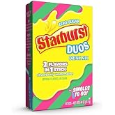 SINGLES TO GO! Starburst Duos Strawberry Watermelon Drink Mix - Pack of 6 | 6 Servings Each, 36 Total Servings - Starburst Duos Strawberry Watermelon, Sugar Free Drink Mix - Just Add Water