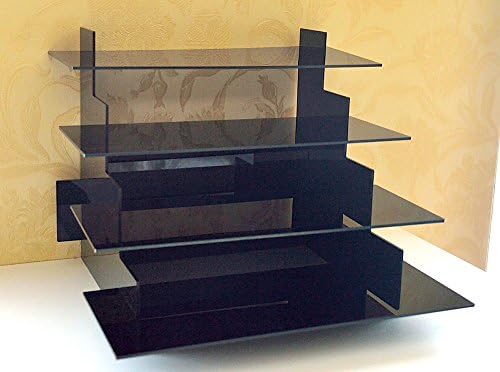 4 Tier Table Goods/Display Products/Retail Rack Storage Made of Acrylic Glass