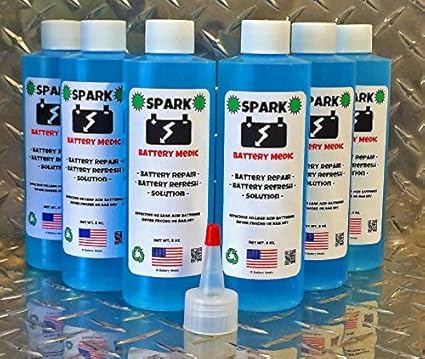 Amazon Com Golf Cart Battery Restore Liquid Solution Refurbish Repair 6 8 Volt Ezgo Club Sports Outdoors