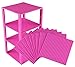 Premium Pink Stackable Base Plates - 10 Pack 6