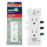 Leviton Lever Edge 15 Amp Tamper-Resistant Duplex