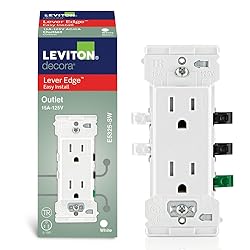 Leviton Lever Edge 15 Amp Tamper-Resistant Duplex