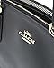COACH Crossgrain Leather Christie Carryall Shoulder Bag Handbag Black 36606