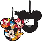 Disney Hang on Gang Mickey Minnie Goofy Pluto Donald Luggage Tag
