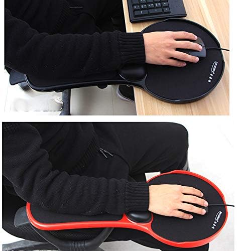 WESEAZON Mouse pad with Wrist Support Large XL Ergonomic Armrest Mouse Pad Mat with Clamp for Chair Arm or Desktop Home&Office Ergonomically Designed