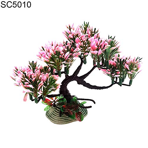 dezirZJjx Artificial Plants Aquarium Artificial Banyan Water Plant Grass Fish Tank Landscape Decor Ornament – SC5010