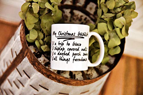 CHRISTMAS WISHLIST Fixer Upper Coffee Mug