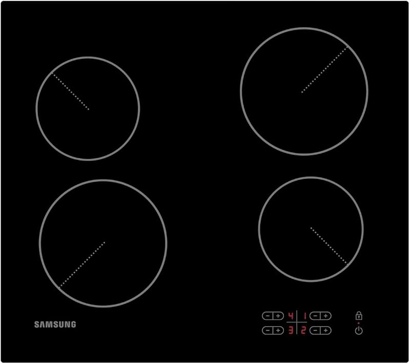 Samsung Ceramic Hob 4 Zone Touch Control Black Glass C61R2AEE