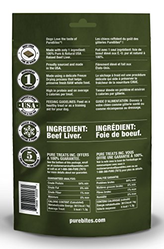 Purebites Beef Liver For Dogs, 4.2Oz / 120G - Mid Size - Thumbnail 3