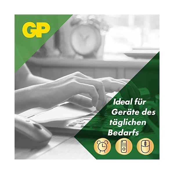 GP Batterien AA 1,5V Super Alkaline Longlife G-TECH Technologie, Vorratspack mit 80 Stück Mignon AA Batterien – Bild 4