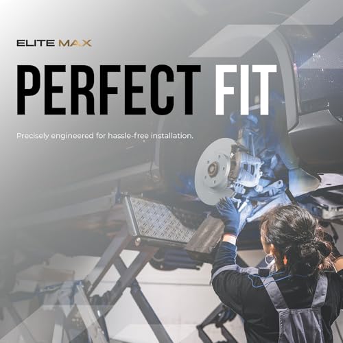 MAX Advanced Brakes - Brake Kit For 2017-2023 Honda CR-V (Gas Engine)| Carbon Ceramic Brake and Rotor Kit Front and Rear| Daily Driving Geomet Coated OE Brake Rotors