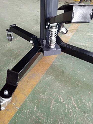 XK 1660lbs Transmission Jack 2 Stage Hydraulic w/ 360° for car Lift auto Lift