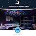 LOBKIN Musical Night Light Constellation Night Light Projector Lamp 360 Degree Rotating 3 Mode Romantic Cosmos Star Sky Moon Bedroom Light for Children,Baby Bedroom,Christmas Gifts,Blue