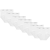 Fruit of the Loom Men's Basic White Brief Multipack