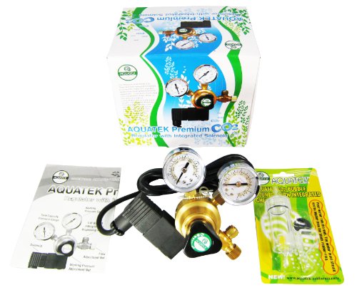 Premium AQUATEK CO2 Regulator with Integrated COOL TOUCH Solenoid