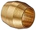 Eaton Weatherhead 60X2 Compression Sleeve, CA360 Brass, 1/8