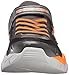 Skechers Kids Boys' Electronz-Blazar Sneaker,Black/Charcoal/Orange,13.5 M US Little Kid