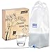 TOTAL SURVIVAL Ceramic Water Filter Bag to Purify Water for Camping / Hiking / Emergency, 6 Liter Capacity