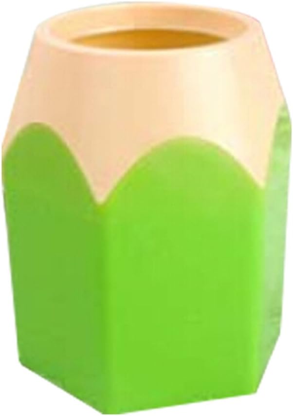 Acaciafashion Pen Vase Pencil Pot Stationery Desk Tidy Container - Green