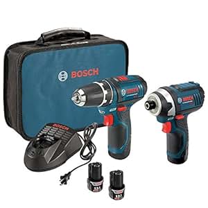Bosch CLPK22-120-RT 12 Volt Li-Ion 2-Tool Combo Kit Drill/Driver and