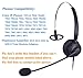 Callez Phone Headset for Cisco with Noise Cancelling Mic & Mute Switch, Dual RJ9 Corded Telephone Headsets Compatible with Cisco IP Phones 6941 6851 6945 7821 7841 7861 7942 7945 7962 7965 8811 Gray