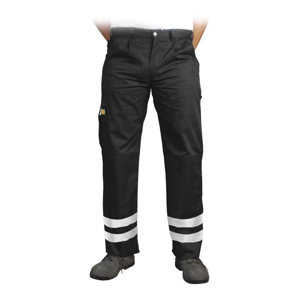 LEBER&HOLLMAN LH-VOBSTER_X_B54 Bivico Protective Trousers, Black, 54 Size