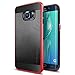 Spigen Neo Hybrid Carbon Galaxy S6 Edge Plus Case with Carbon Fiber Design and Reinforced Hard Bumper Frame for Galaxy S6 Edge Plus 2015 - Dante Red