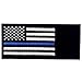 Tactical Embroidered Thin Blue Line USA Flag Fastener Hook & Loop Patch