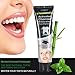 Charcoal Teeth Whitening Toothpaste,Natural Activated Bamboo Charcoal Toothpaste Fresh Mint Flavor removes bad breath -Teeth Whitening-Stain Remover Black,3.5 Ounce