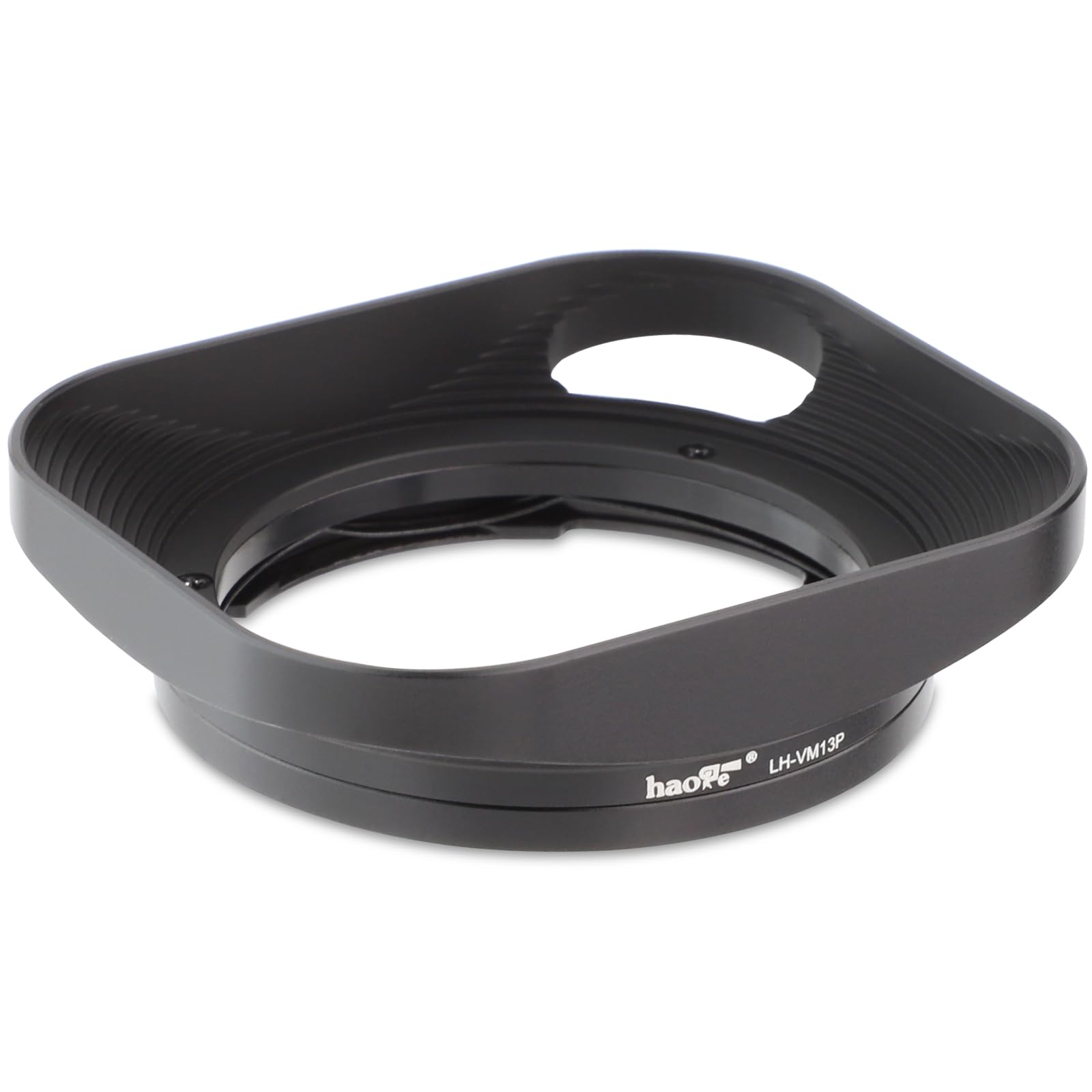 Haoge Metal Square Lens Hood for Voigtlander 35mm F2 35mm F1.5 28mm F2 Type I & II ULTRON Aspherical Vintage Line VM Mount Lens LH-VM13P Bayonet design replace LH-12 LH-4N