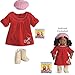 American Girl Bitty Baby Twins Fall Flowers Dress for Dolls + Book
