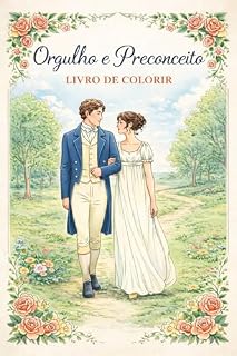 Livro Orgulho e Preconceito - Livro de colorir