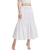 BEAUTELICATE Half Slip Skirt Extender 100% Cotton Vintage Underskirt