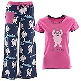Lazy One Junior Size Yeti for Bed Cotton Pajamas