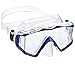 Phantom Aquatics Panoramic Scuba Snorkeling Dive Mask, Blue