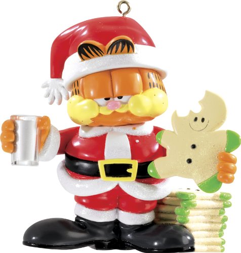 Carlton Heirloom Ornament 2013 Garfield - Milk and Cookies - #CXOR070D