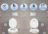 AQUALONA Luxury Soft Touch Slow Close Toilet Seat White 42x36cm view 6