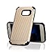 Samsung Galaxy S7 Edge Case, Qadou Adaptive Dynamic Soft Polymer Shockproof Case Protective Cover nonslip Phone Case for Samsung Galaxy Gear S7 edge Smartphone ( Platinum Gold)