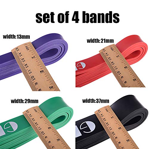 GINEE Pull Up Assist Bands,Stretching Bands GYM Lifting Assistance,Elastic Band Set Yoga exercise,Workout Bands Resistance Power