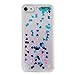 iPod Touch 5 Case, Firefish Glitter Liquid Cover Slim Soft TPU Rubber Silicone Case Impact Resistant Durable Protective Case for Apple iPod Touch 5 -Blue