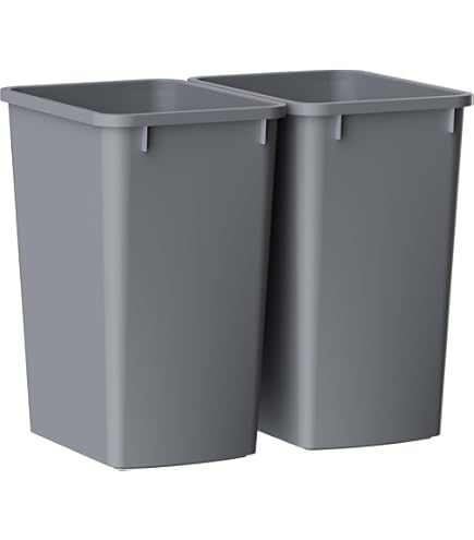 Amazon.com: Rubbermaid 2806TP-WHT 36QT Open Wastebasket, White