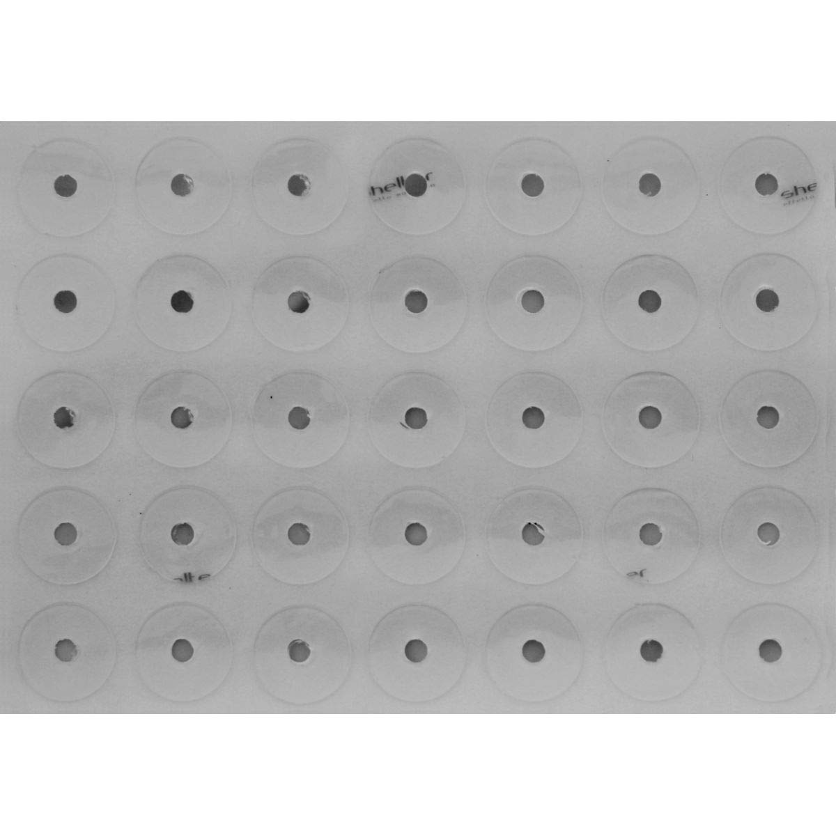 Miscellaneous Unisex - Adult Mariposa Valve Hole Sticker, Grey, One Size