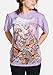 The Mountain Monarch Butterflies Adult T-Shirt, Purple, Large