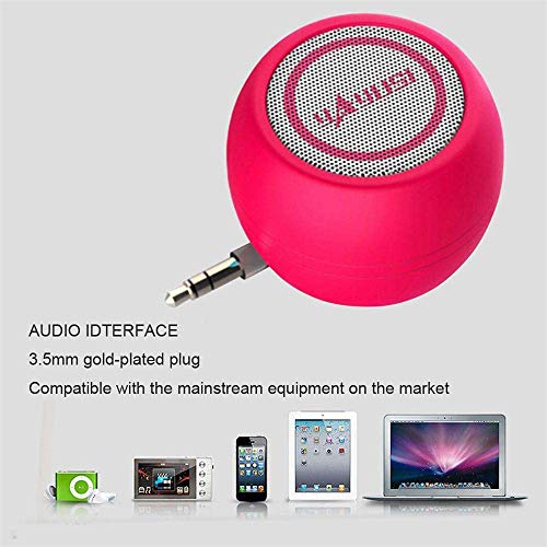Portable Speaker KingTo Mini Mobile Phone Speaker 3.5mm AUX Amplifier Sound System 3D Stereo Speakerwith USB Charger for iPhone, iPad, iPod, Tablet, Computer - Thumbnail 4