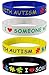Max Petals - I Love Someone with Autism - Silicone Wristbands (4 Pack)