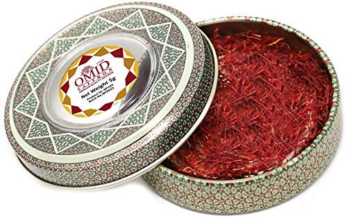 Omid Premium Persian Saffron 5 Grams Grade A Negin